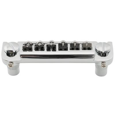 Бридж типа Badass Musiclily Pro, шаг 10,5 мм, для электрогитар Epiphone LP Junior Les Paul, хром