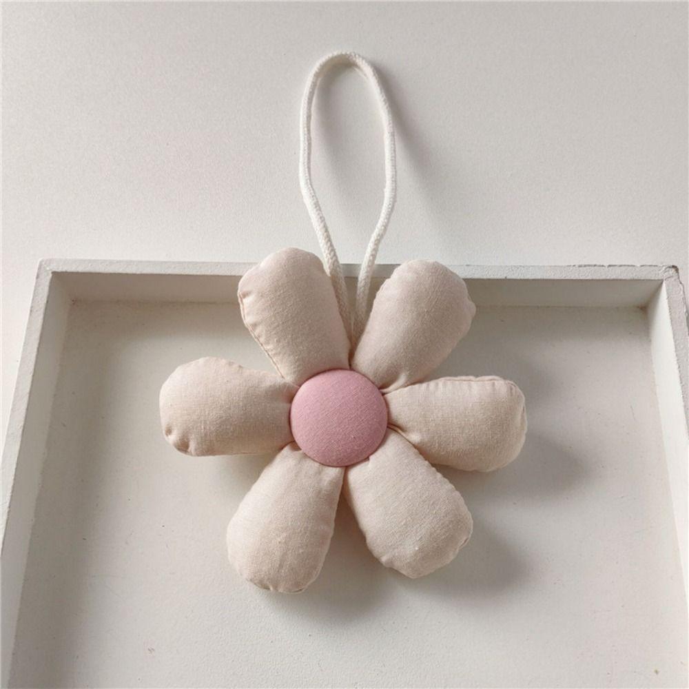 Cloth Flower Bag Pendant Bag Charms Stuffed Fresh Backpack Decoration Bag Match Accessories Korean Style Floral Lanyard Gift