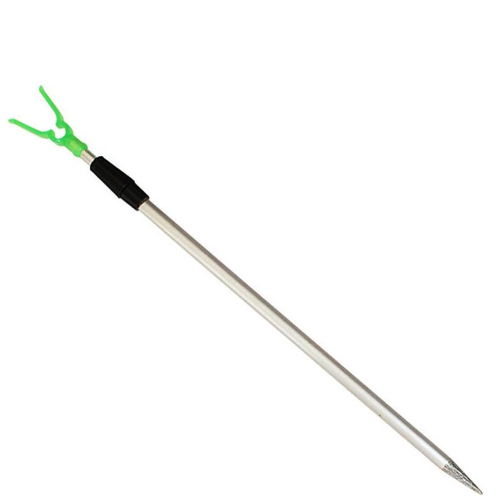 Sport Aluminum Alloy Adjustable 2 Sections Bracket Fishing Rod Holder Pole Rack Stand