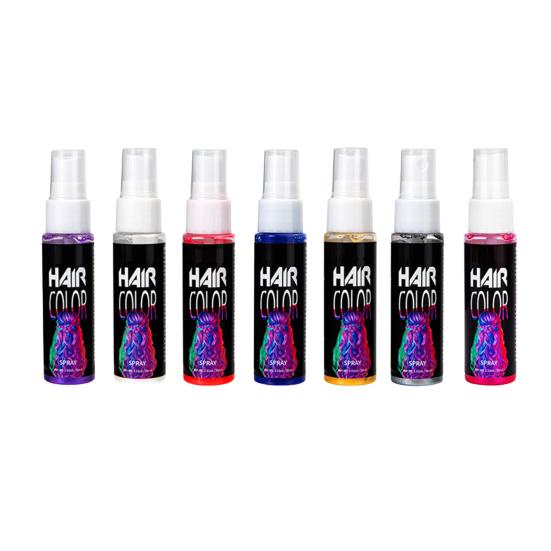30 мл одноразовая краска для волос в спрее быстросохнущая натуральная растительная краска для мужчин и женщин временная мгновенная краска для волос краситель для Хэллоуина косплей вечеринка макияж реквизит