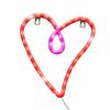 LED Battery-Powered Wall Light (Heart)
