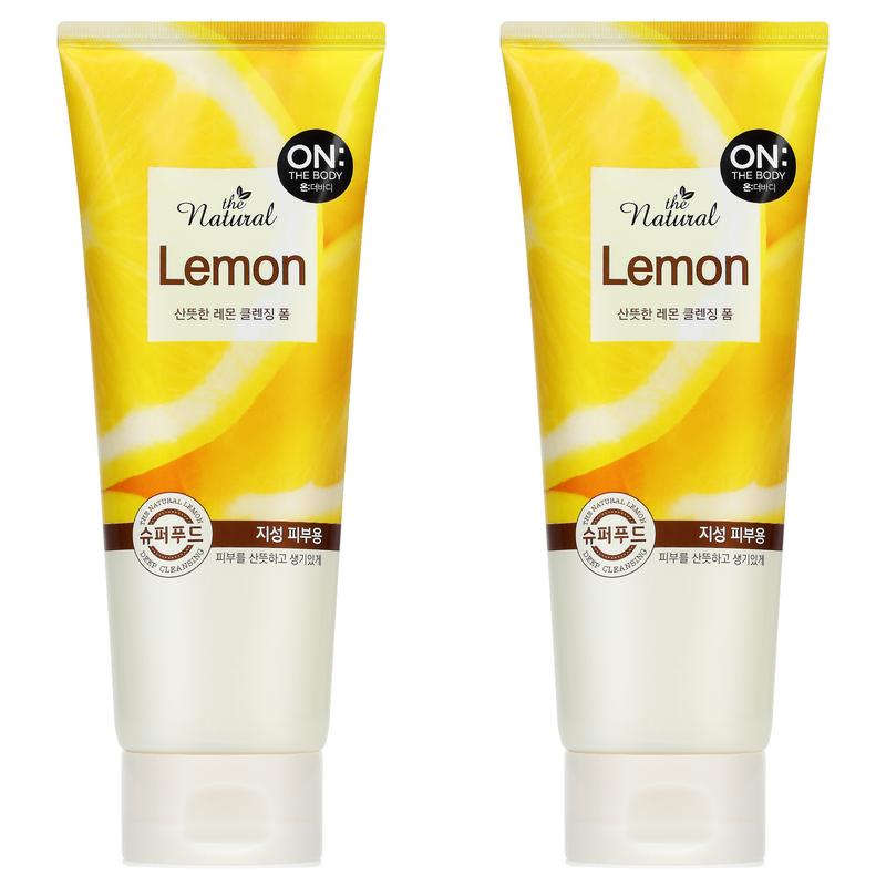 On the Body The Natural Lemon Refreshing Cleansing Foam, 200g, 2 pcs
