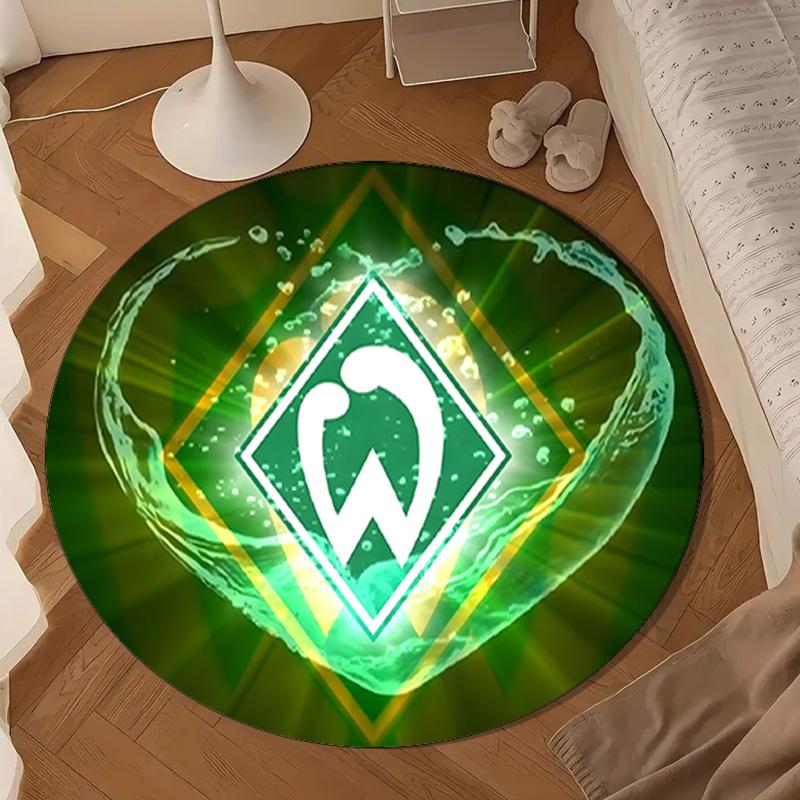 Green Werder Symbol Round mat Home Decor, Chair rug For livingroom,Bedroom, doormat home decor Birthday Gift Christmas Gifts