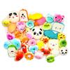 10pcs Random Squishes Toy Mini Soft Bread Toys Keychain Cute Banana Cake Toast Squishy Toy Kawaii Kitchen Toys Pretend Play Food