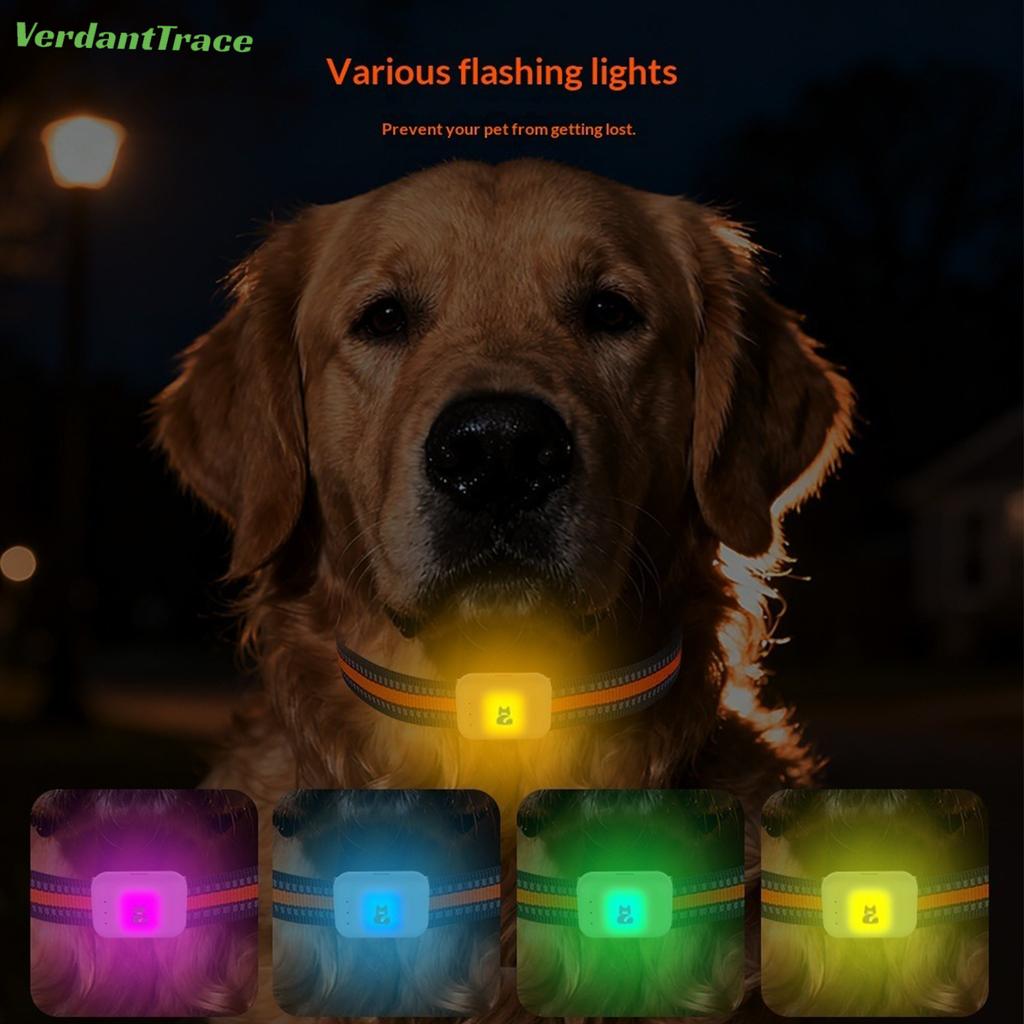 VerdantTrace VTG2 4G GPS Pet Tracker Waterproof Dog Cat Anti-Lost Locator Collar Find Device Light Sound Search No Subscription