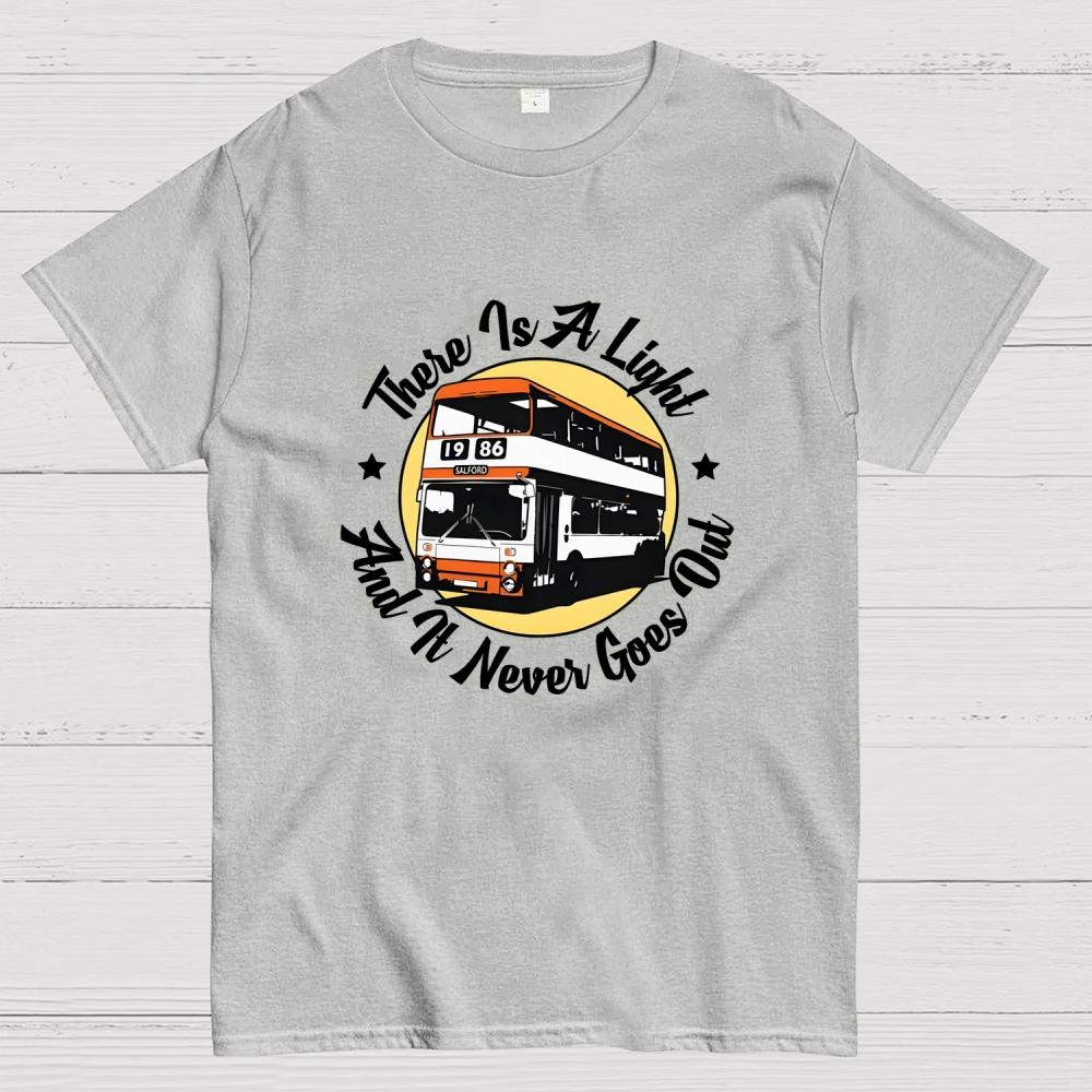There Is A Light That Never Goes Out Double Decker Bus Cotton Casual Cool Loose T-Shirt