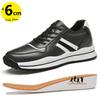 Спортивные кроссовки мужские, увеличивающие рост, стелька 6 см, мужская, для отдыха, мода, большие размеры 36-44