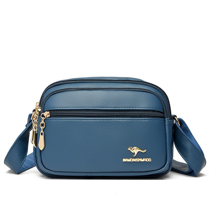 Women's Bag New Shoulder Bag Korean Version of Middle-aged Mother Bag Atmospheric Crossbody Bag for Women's Large Capacity Small Square Bag