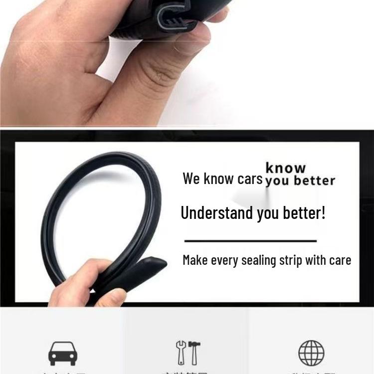 Уплотнительная полоса B-стойки Nissan Sylphy: Звукоизоляция, Пылезащита, Водонепроницаемость, Ветрозащита, Шумоподавление.