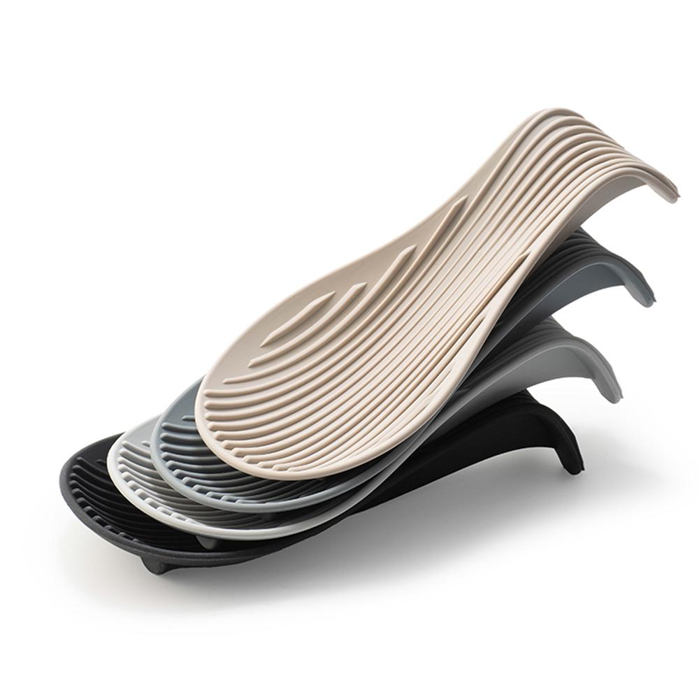 1 шт. силиконовый держатель для ложки подставка для кухонных принадлежностей шпатель термостойкий коврик под тарелку изоляционные коврики кухонные принадлежности