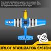 RC Airplane Fixed Wing Airplane with Gyroscope Auto Stable System Remote Controller for Children