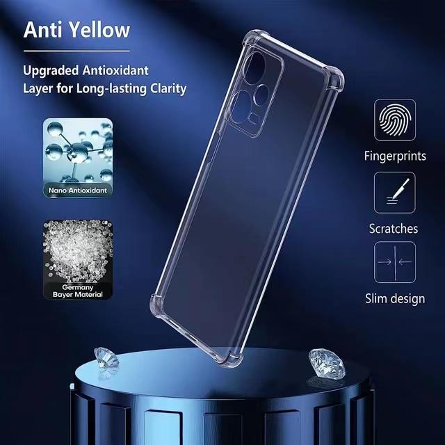 Роскошный прозрачный чехол для телефона Redmi Note 12 12s Note 13 Pro Plus 5G POCO X5 X6 Pro 5G противоударный силиконовый прозрачный чехол