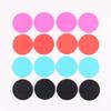 10 Pcs Round Rubber Coaster Pad Self Adhesive Cup Bottom Stickers Non-Slip Anti-Scald Tumbler Cup Protective Pads