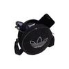 Adidas Originals Trefoil Letter Logo Eco-Friendly Polyester Small Round Shoulder Crossbody Bag Women bags Black IT7387