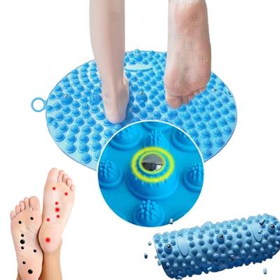 Магнитный массажный коврик для ног шиацу, педаль для фитнеса, акупрессурный коврик для йоги, доска для пальцевого давления, релаксация акупунктурных точек стоп