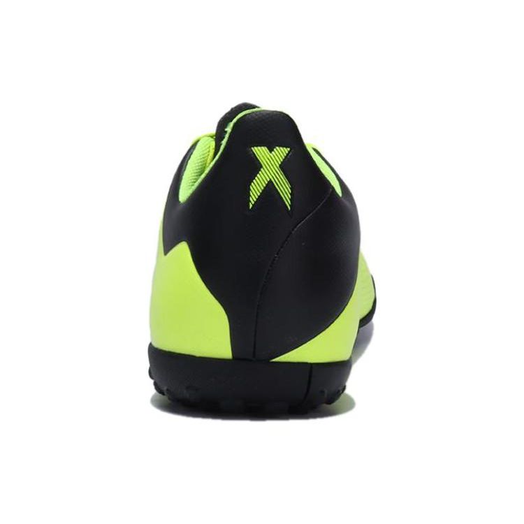 adidas X Tango 18.4 Круглый носок TF Мужские футбольные бутсы Желтый Черный DB2479