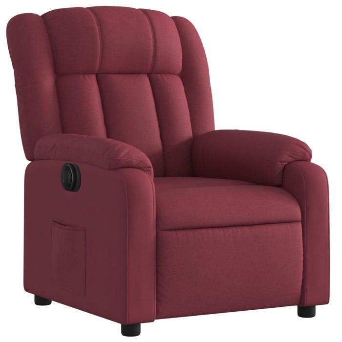 VidaXL Fauteuil Inclinable Électrique, Chaise de Relaxation avec Dossier, Siège avec Accoudoirs, Fauteuil TV de Salle de 3205295