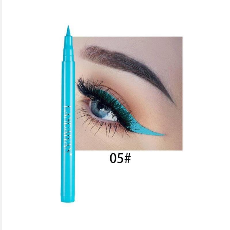 12 Colors Multicolour Black Liquid Eyeliner Pen Waterproof Pencil Long-lasting Liquid Eyeliner Makeup Women Eyes Cosmetics