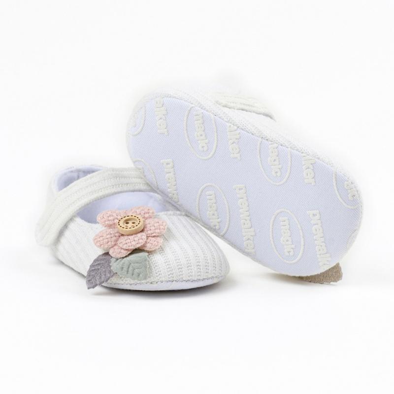 Baby Girl Breathable Flower Design Anti-Slip Casual Sneakers