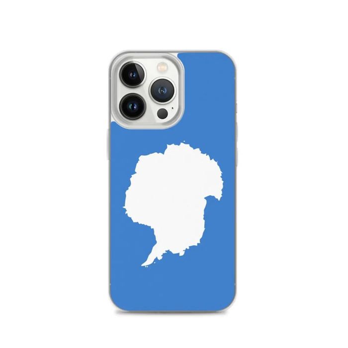 Coque de téléphone - PIXELFORMA - Drapeau de l'Antarctique - Compatible iPhone 13 Pro - Souple - Antichoc