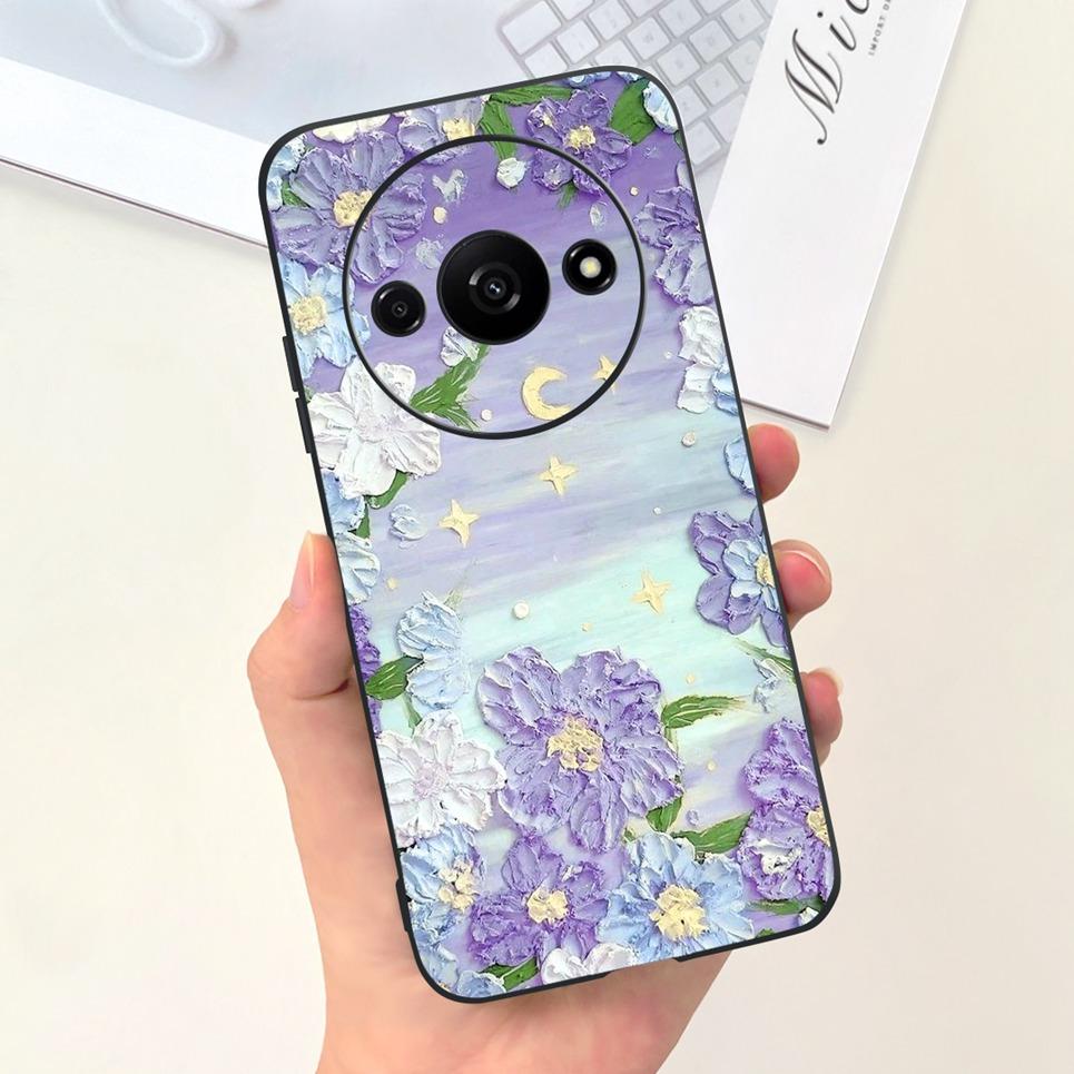 Для чехла Xiaomi Redmi A3 Женская мода Девочковый Цветок Бабочка Бампер Для Xiaomi Mi A3 Mia3 RedmiA3 Чехол Мягкий Силикон