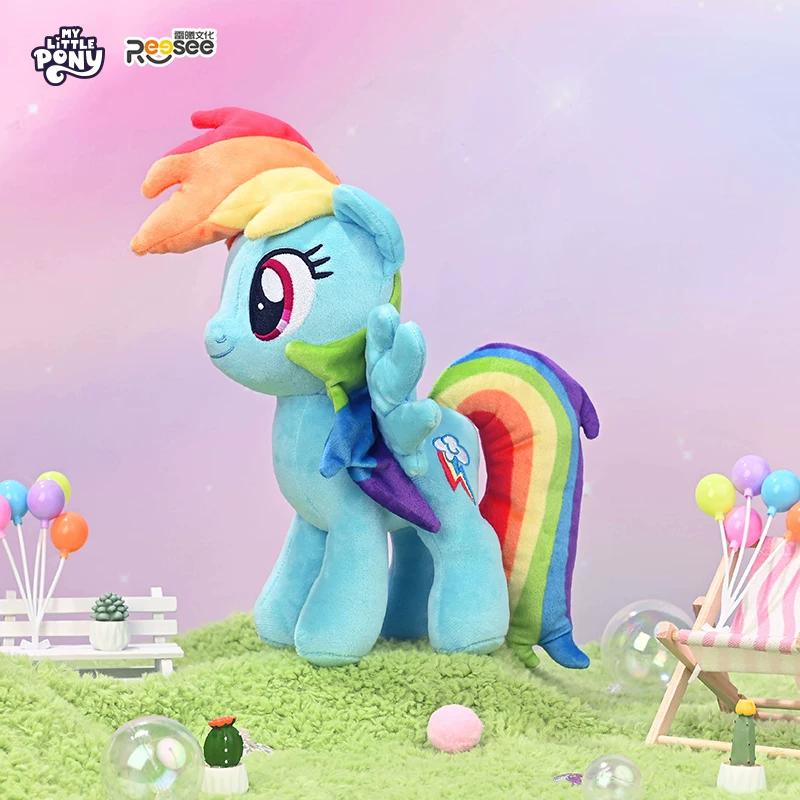 Официальная плюшевая игрушка My Little Pony от Reesee, Пинки Пай, Сумеречная Искорка, Радуга Дэш, Мягкая игрушка, Милый талисман, Кукла, Подарок