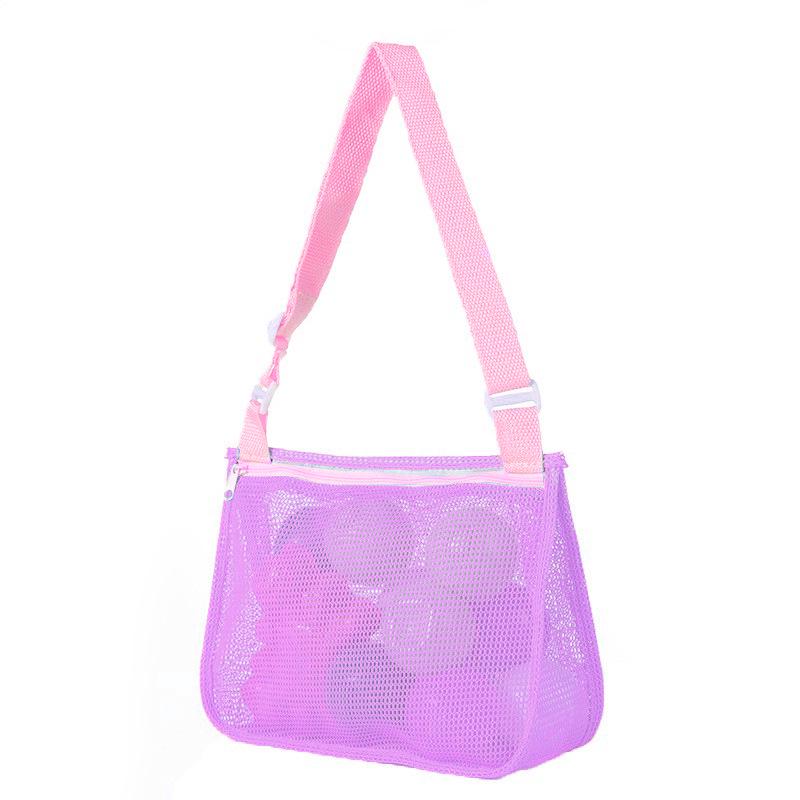 Kids' Travel Beach Toy Mesh Storage Shoulder Bag
