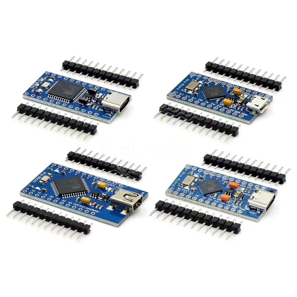 New Pro Micro for arduino ATmega32U4 5V/16MHz Module with 2 row pin header For Leonardo in stock