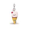 Ice Cream Bear Plush Keychain With Flower Decoration For Teens And Collectors