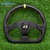 13inch Universal D Shape Racing Leather Flat Sim Sport Steering Wheel for Game Car Accessories