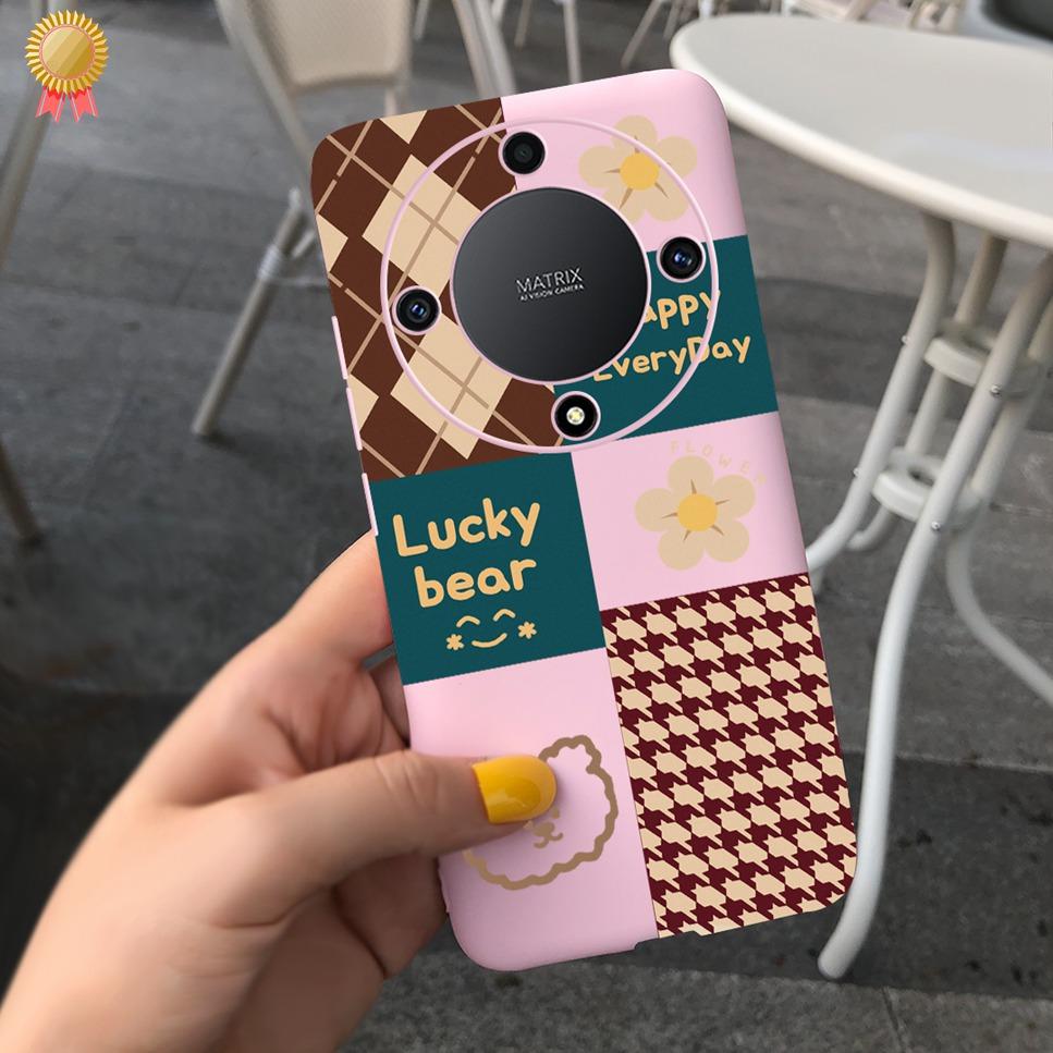 Luxury Case For Honor X9a Soft TPU Capa COOL New Cute Animal Painted Back Coque For Honor X9a X8A X7A 9XA 8XA 7XA  Bumper Bags