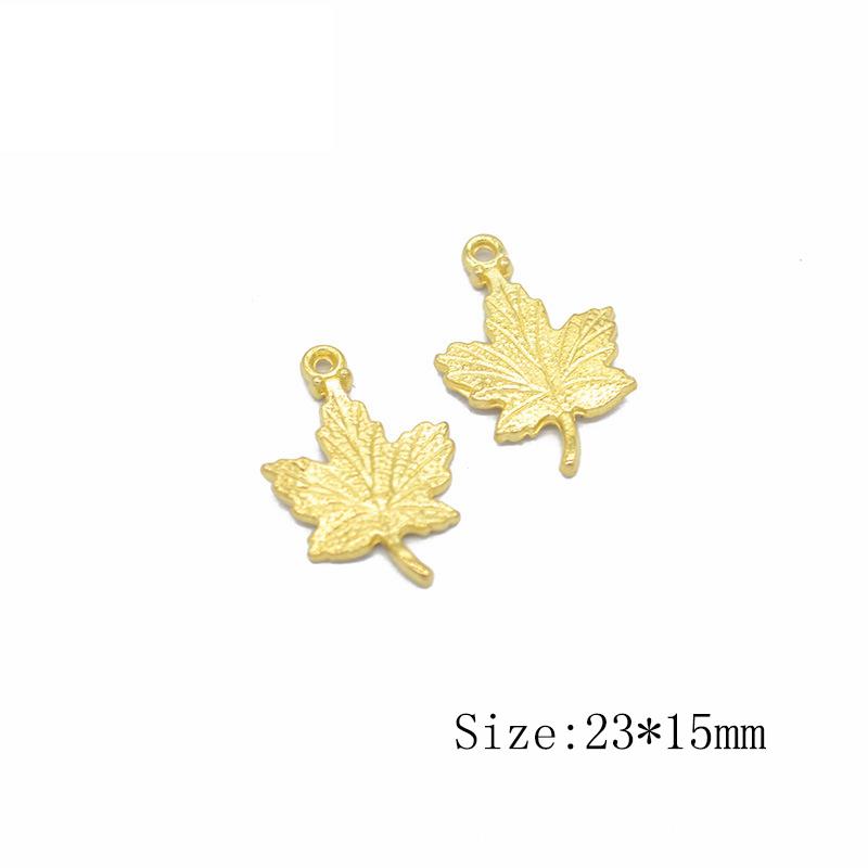 Подвеска в стиле ретро из сплава, ювелирные аксессуары, кленовые листья, оптовая продажа, маркировка ювелирных изделий, ожерелье, браслет, маркировка ювелирных изделий, 20 шт./лот, бусины