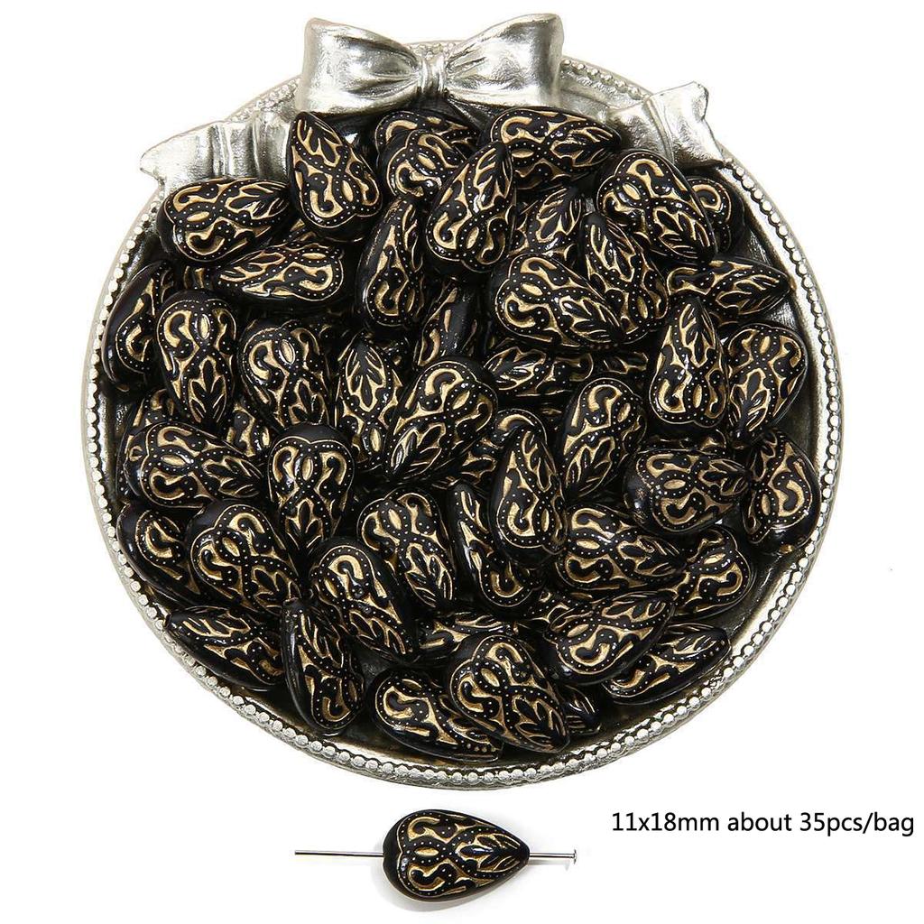 Бусины для браслета ручной работы, акриловые французские винтажные золотые плоские бусины, круглые бусины, украшения ручной работы, браслет, ожерелье, кулон, телефонная цепочка, аксессуары