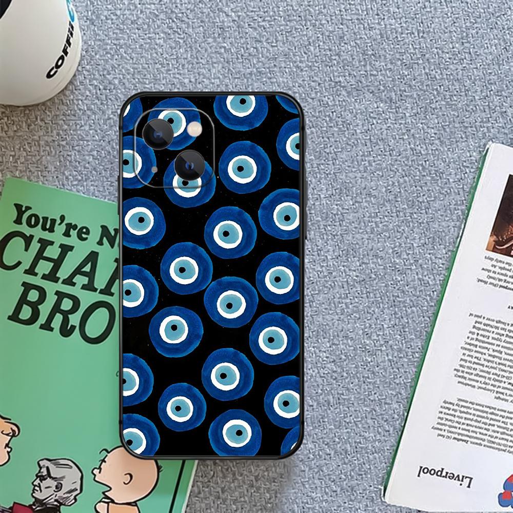 Чехол для телефона с рисунком злого глаза, чехол для iPhone Xiaomi Mi Samsung Galaxy Redmi Note AS 11 12 13 14 15 22 23 24 5G Pro Plus Max Fe Ultra