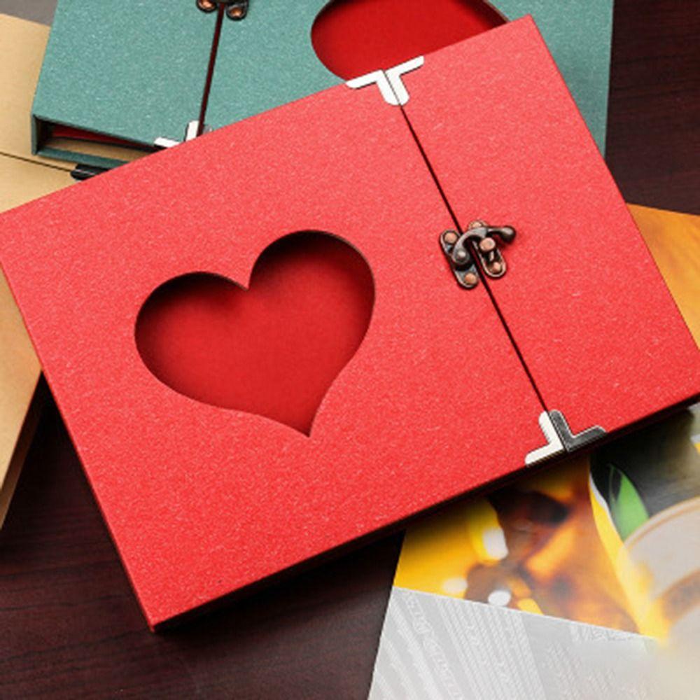 Самоклеящийся внутренний фотоальбом DIY Love Heart Детский альбом для развития Путешествия