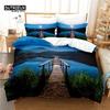 3pcs Duvet Cover Set, Small Bridge Bedding Set, Soft Comfortable Breathable Duvet Cover, For Bedroom Guest Room Decor