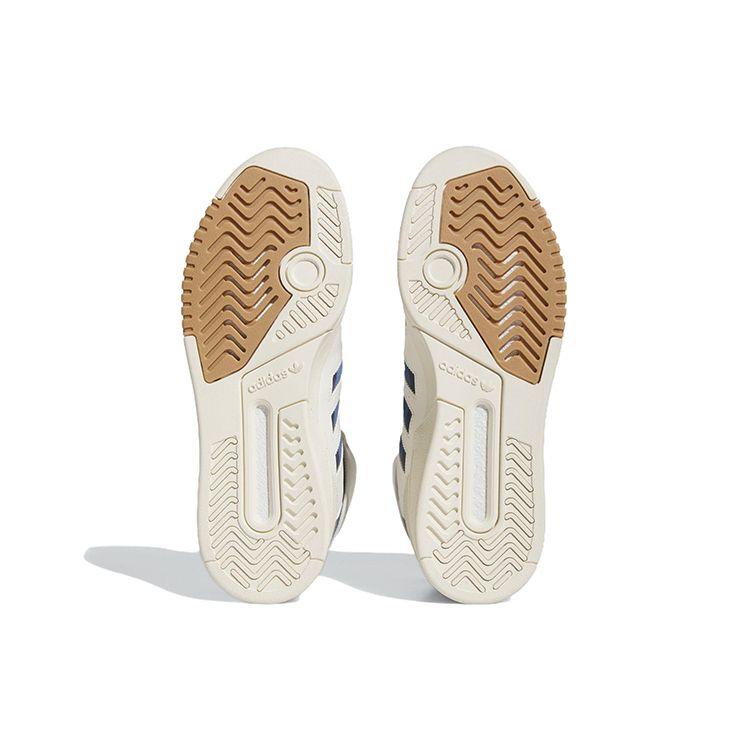 Adidas Originals Drop Step Series Trendy Comfortable Non-Slip High-Top Skate Shoes Unisex Skate Shoes White Blue IF2674