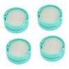 4PCS Odor Neutralizer Cartridge ABS Vacuum Cleaner Replacement Parts for Shark IZ400UK AZ3002 for