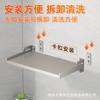Carbon Steel Wall Shelf Metal Shelving Heavy Duty Commercial or Household Grade Wall Mount Microwave Oven Shelf with Fixing Kit