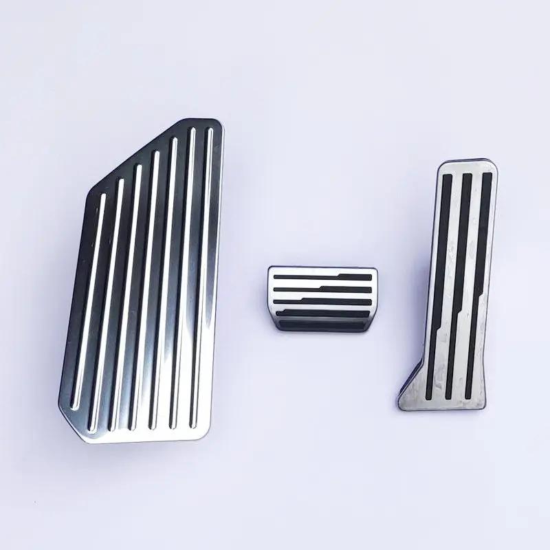 Для Zeekr 001 21-26 007 24-26 009 22-26 7X 25-26 Нержавеющая сталь Педаль газа Тормозная педаль Педаль для ноги Автомобильные аксессуары для модификации интерьера