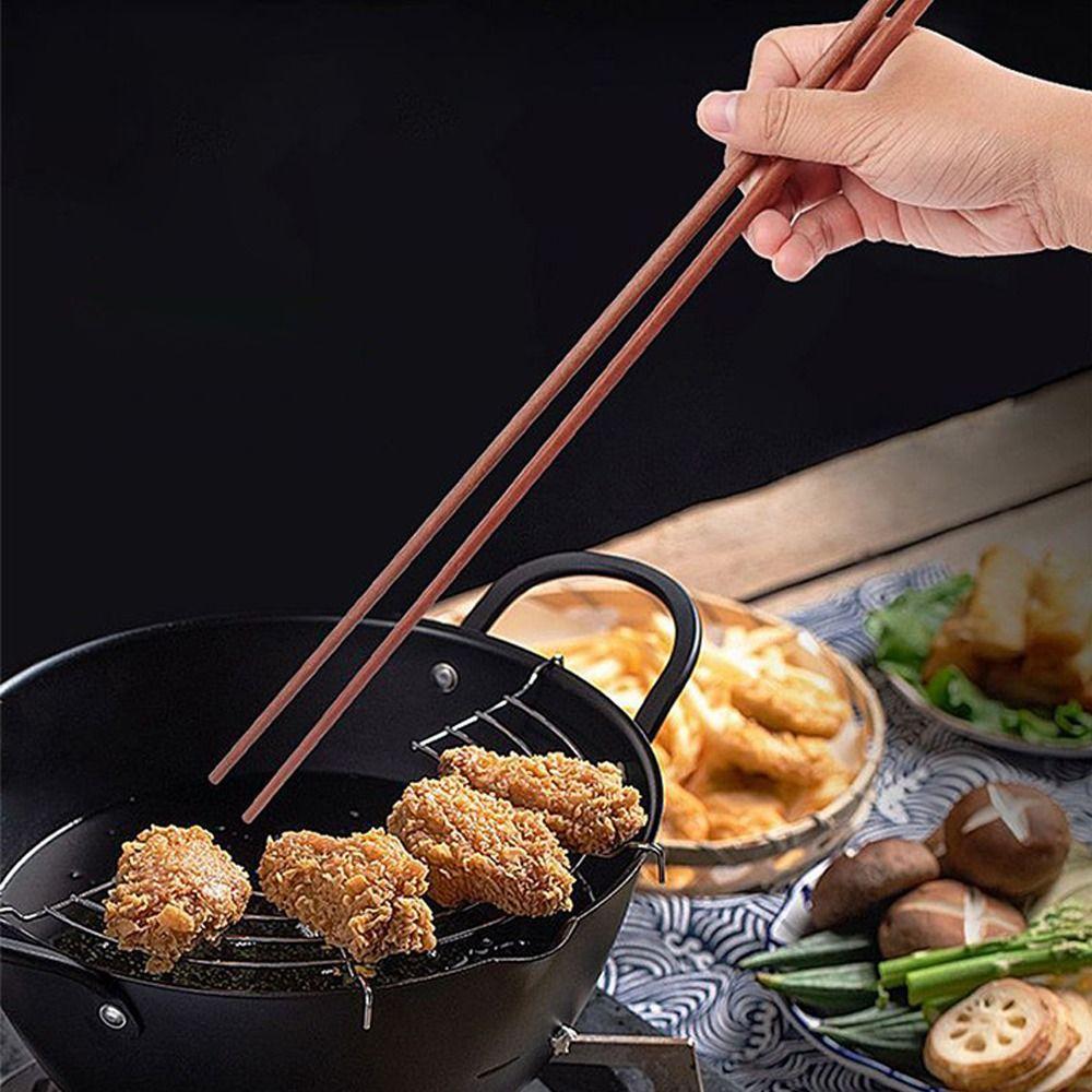 Frying Long Chopstick Cooking Cooking Tools Durable Wooden Chopsticks  Kitchenware