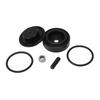 Black Color Rear Wiper Delete Kit Silver Aluminum Hole Plug Cap  Hatchback Vehicles