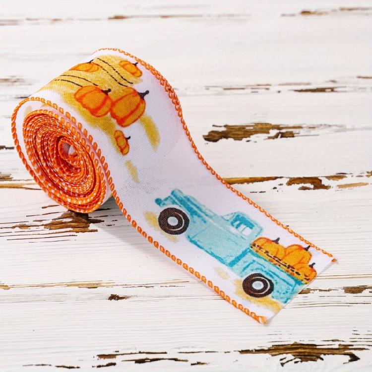 Классические осенние декоративные ленты для проектов и украшения подарочных корзин