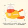 Little yellow duck freeze-dried snack launcher dog slow feeder toy pet feeding toy, can hold freeze-dried treats