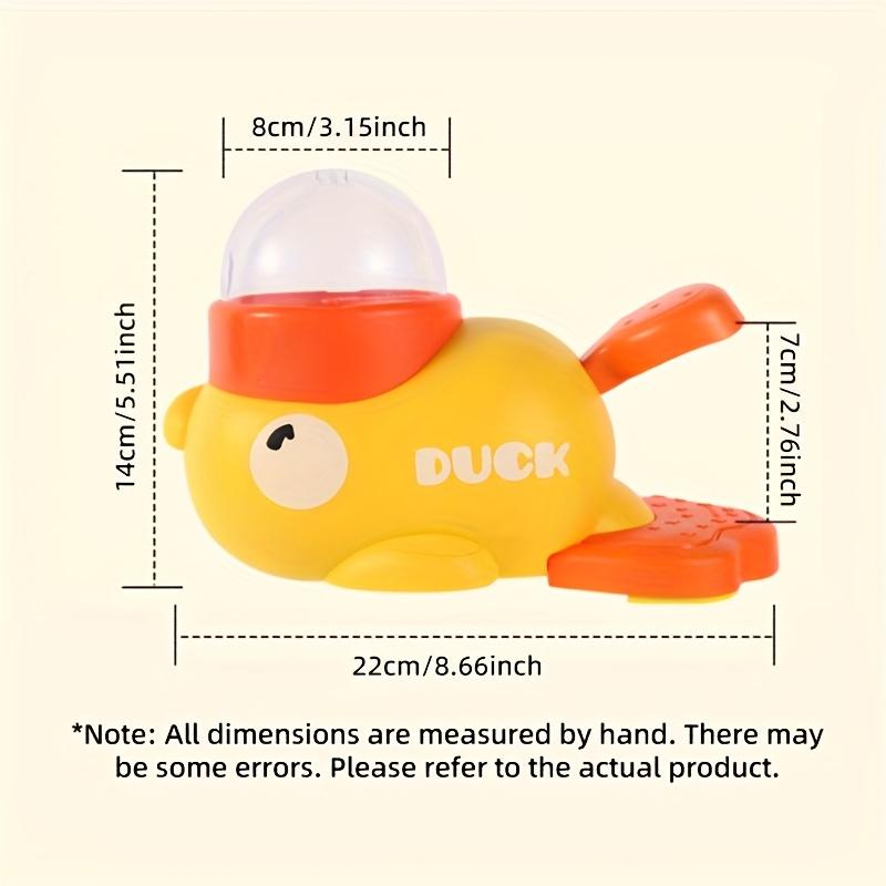 Little yellow duck freeze-dried snack launcher dog slow feeder toy pet feeding toy, can hold freeze-dried treats