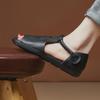 "2024 Summer Women's Trendy Soft Sole Roman Sandals: Comfy Fish-Mouth Flats with Hollow Design"