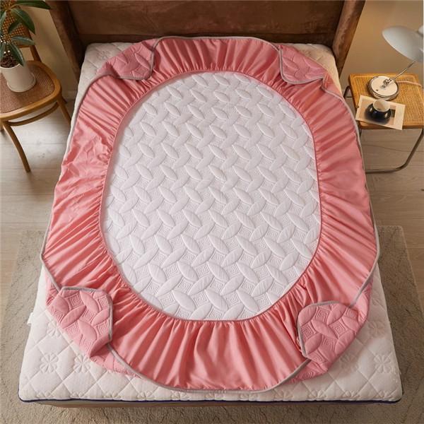 Cotton Winter Warm Thicken Sheet Bed Fitted Sheet Bedcover Printing Bed Mattress Cover Protector Sheet No Pillowcase