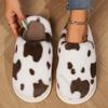 Fashion Fluffy Slippers Women House Flat Bottom Casual Winter Fashion Shoes Girls Home Plush Warm Platform Elegant Footwear Large Size