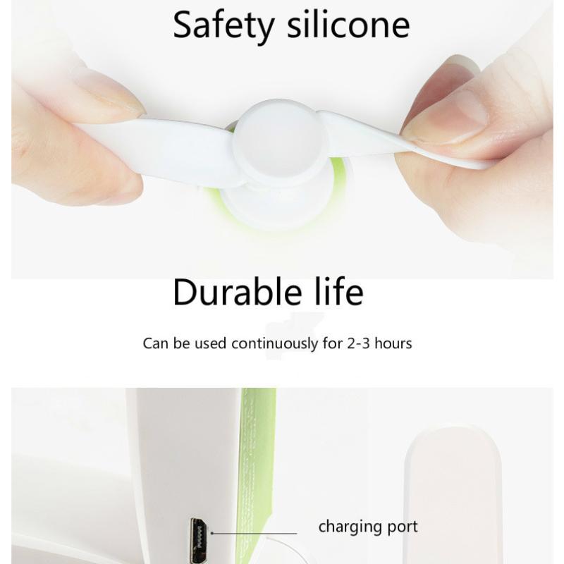 Usb Mini Fold Fan Электрический Портативный Держатель Небольшой Воздухоохладитель Оригинальность Зарядки