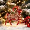 Acrylic Goat Hanging Ornament Set 2D Flat Animal Hanging Decoration  Holiday Party Decor
